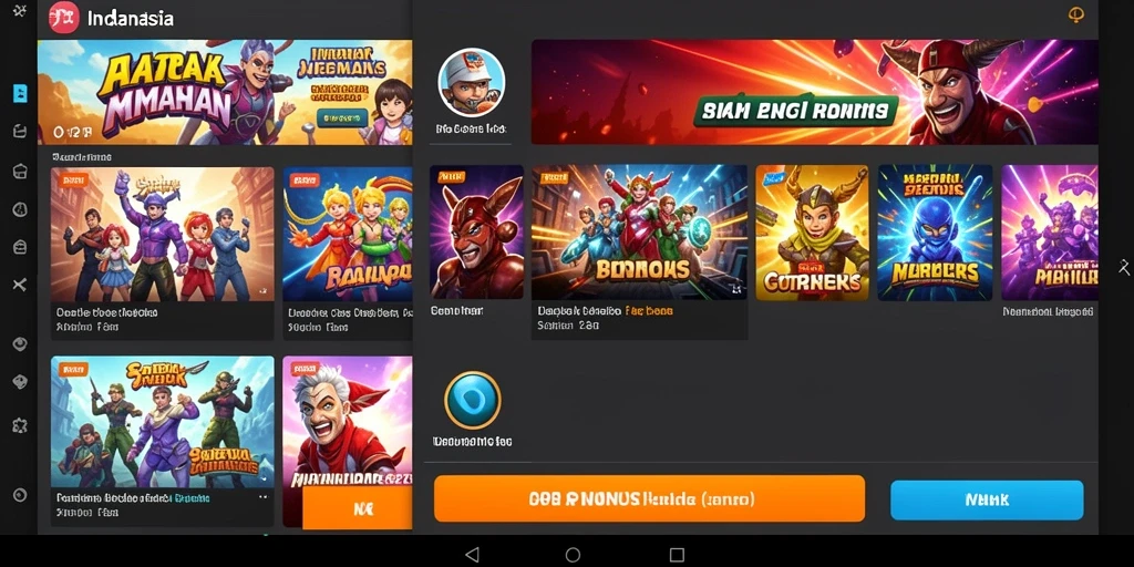 Screenshot permainan slot dengan berbagai variasi tema yang menarik.