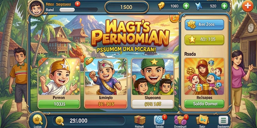 Pengaturan level yang menantang dan menarik.
