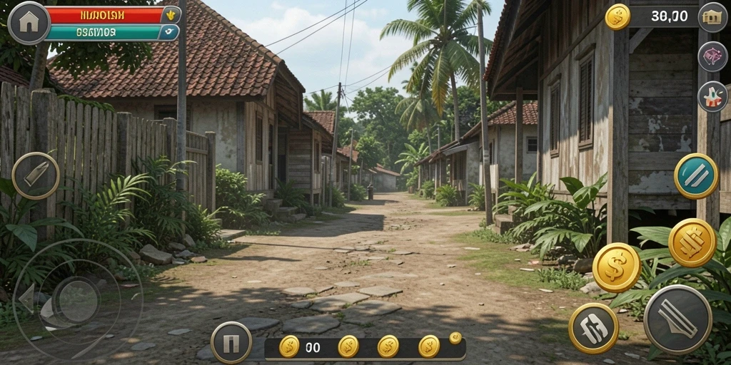 Screenshot memperlihatkan mode permainan yang variatif.