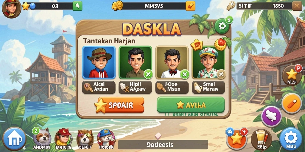 Tantangan harian yang menggiurkan di dalam aplikasi.